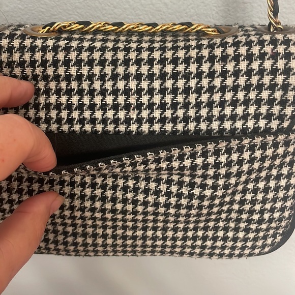 Vintage 80s Richmark Houndstooth Handbag - Picture 3 of 9